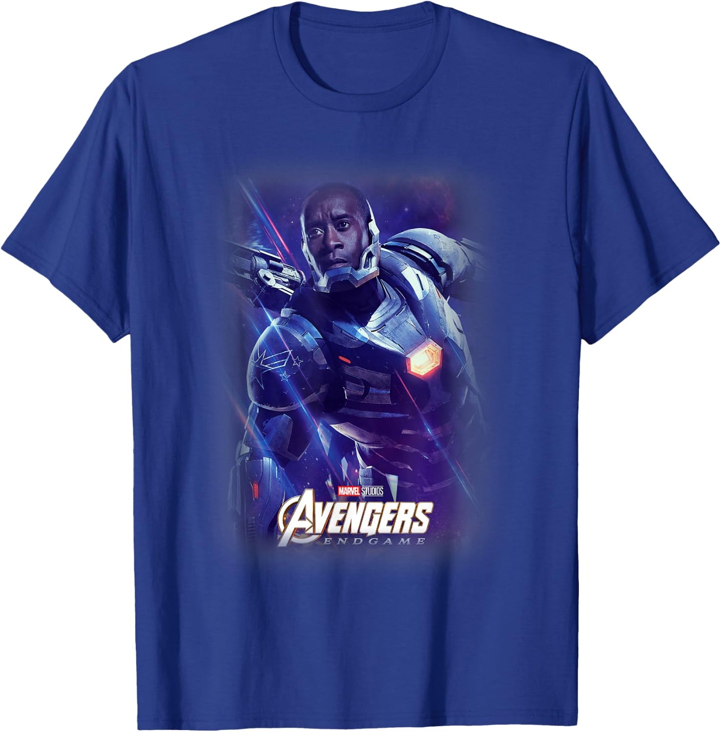Marvel Avengers Endgame War Machine Galactic Poster T-Shirt - T-Shirt | Royal