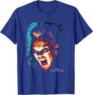 Lost Boys David Big Face Snarl Transparent T-Shirt - T-Shirt | Royal