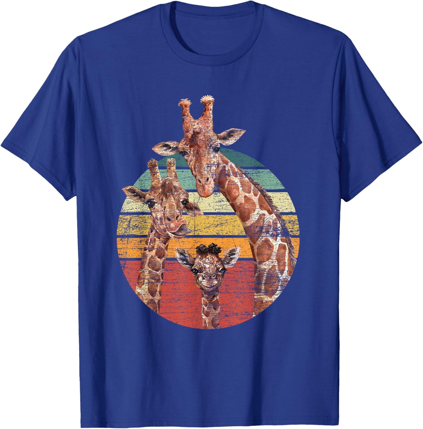 Animal Lover Family African Safari Giraffe T-Shirt - T-Shirt | Royal