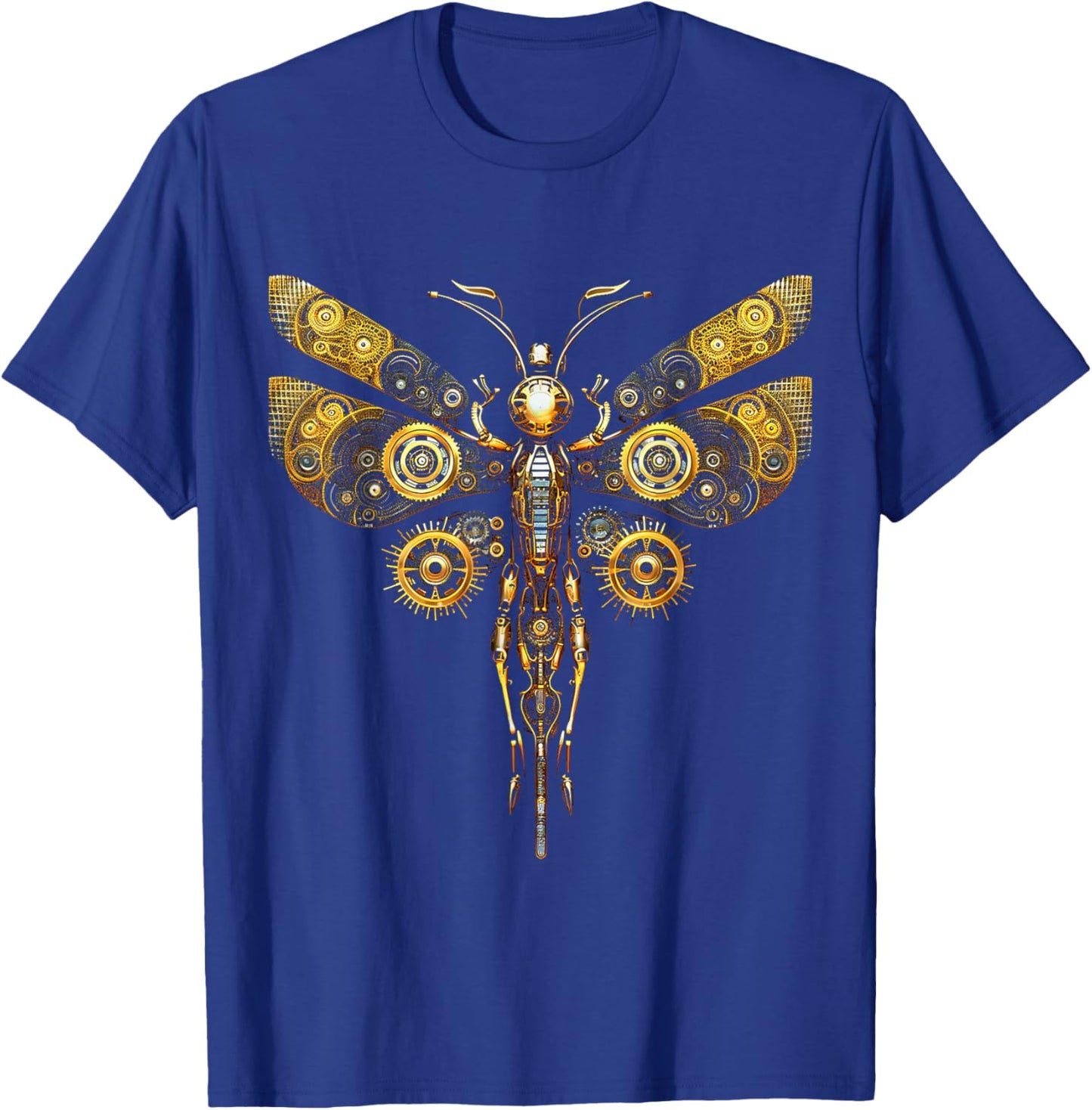 Dragonfly Animal Art Graphic Dragonfly T-Shirt - T-Shirt | Royal