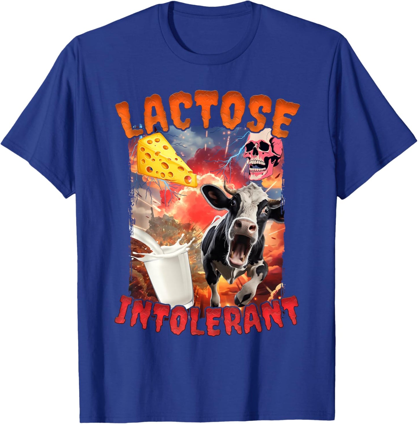 Lactose Intolerant Meme T-Shirt - T-Shirt | Royal
