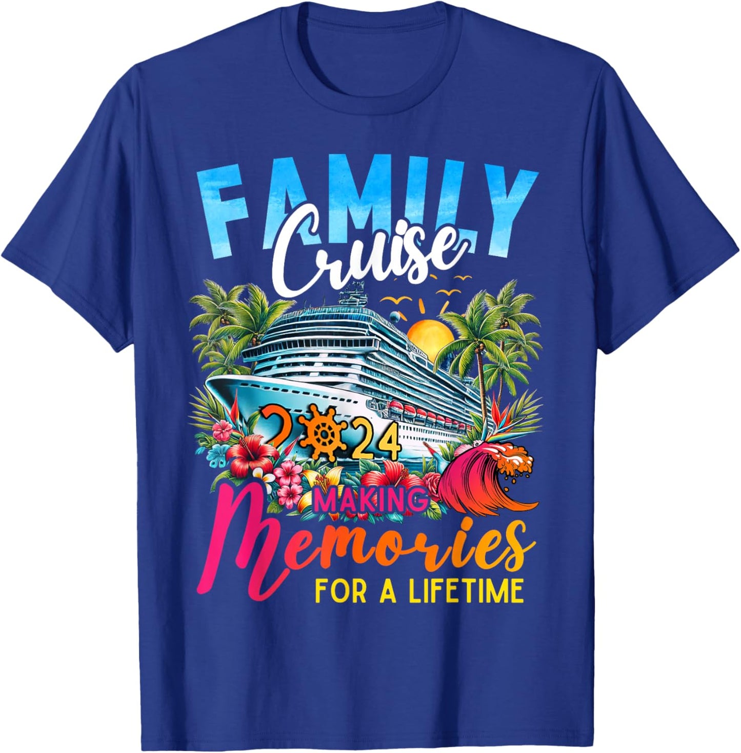Family Cruise 2024 Reunion Matching Friend Vacation Women T-Shirt - T-Shirt | Royal