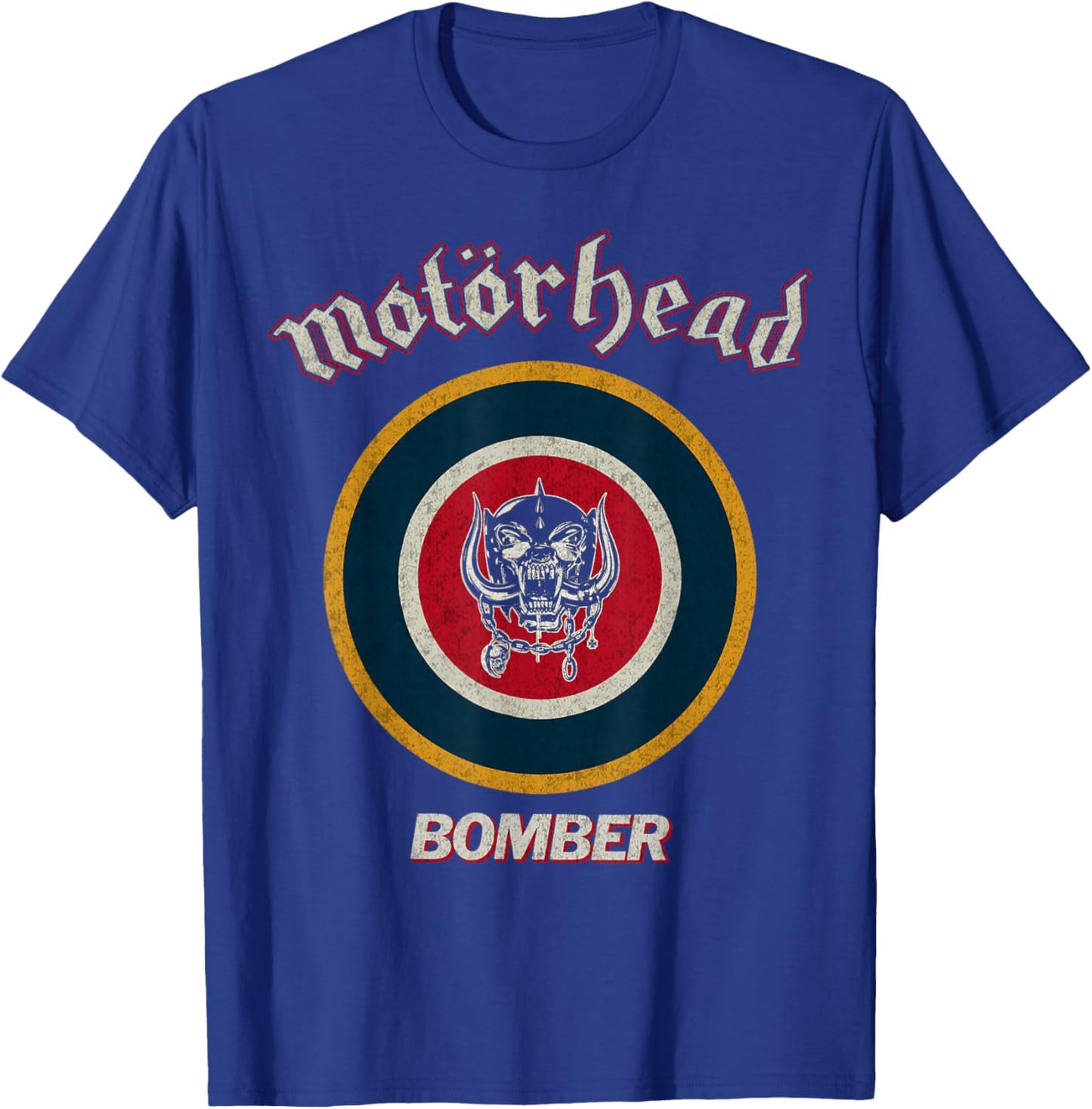Motörhead – Bomber Target T-Shirt - T-Shirt | Royal