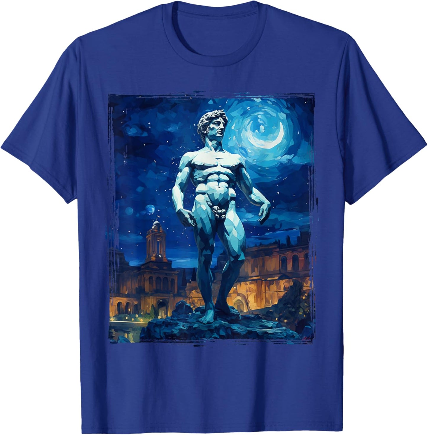 David Statue by Michelangelo T-Shirt - T-Shirt | Royal