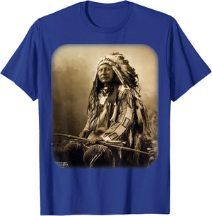 Chief Spotted Elk Lakota Sioux Native American Indian T-Shirt - T-Shirt | Royal