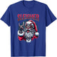 Christmas Sleigher, Metal Santa T-Shirt - T-Shirt | Royal
