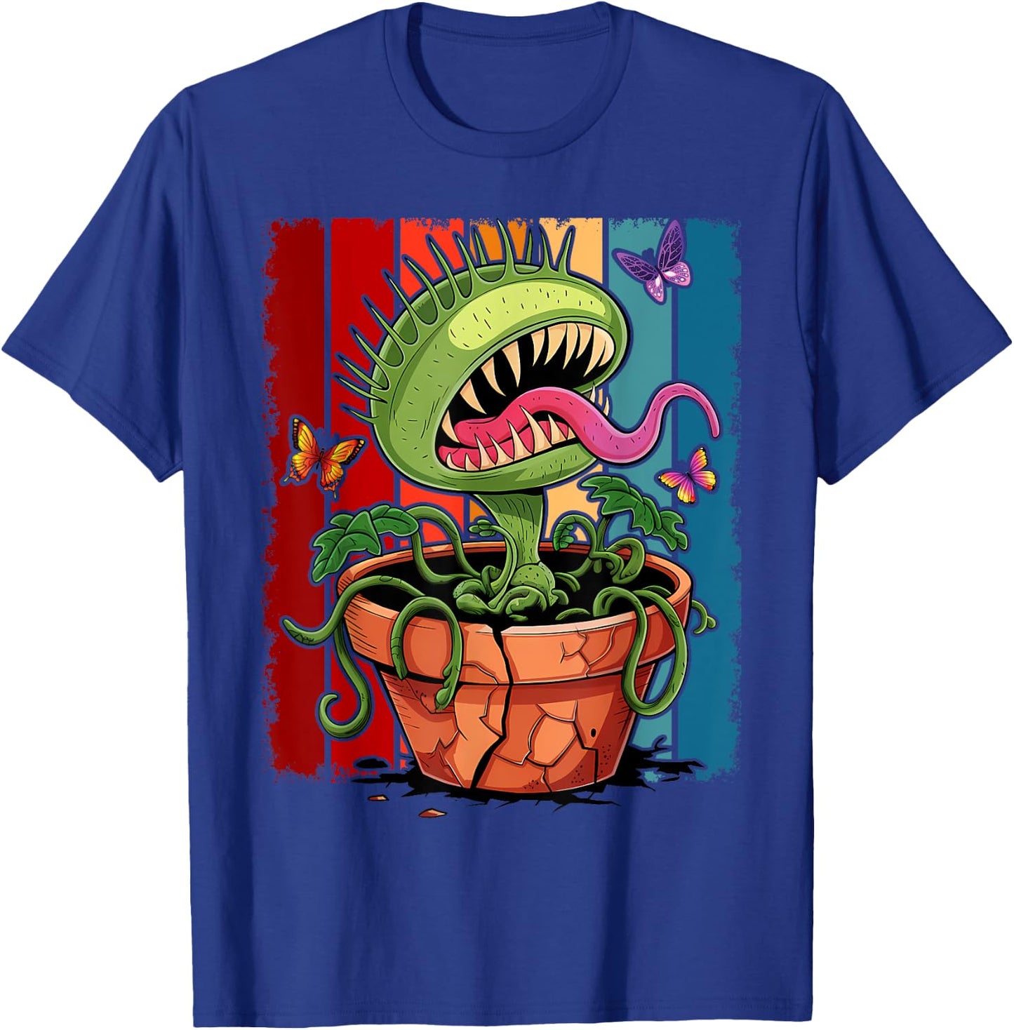Venus Flytrap Monster Carnivorous Plant Carnivore Flower T-Shirt - T-Shirt | Royal