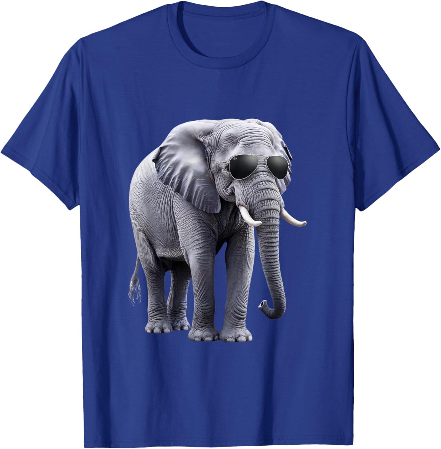 Cooler Elefant mit Sonnenbrille – Lustiges Design T-Shirt - T-Shirt | Royal
