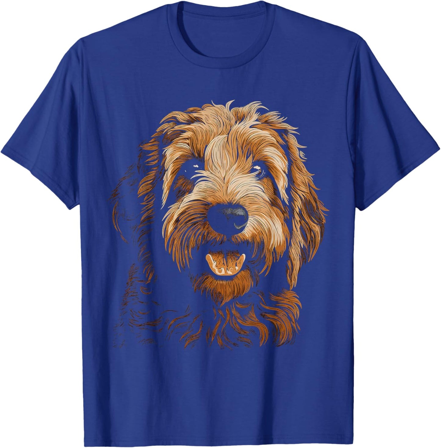 Labradoodle Motif Pet Artwork Dog Labradoodle Men Women Kids T-Shirt - T-Shirt | Royal