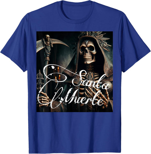 Scary Knight Clothing Santa Muerte T-Shirt - T-Shirt | Royal