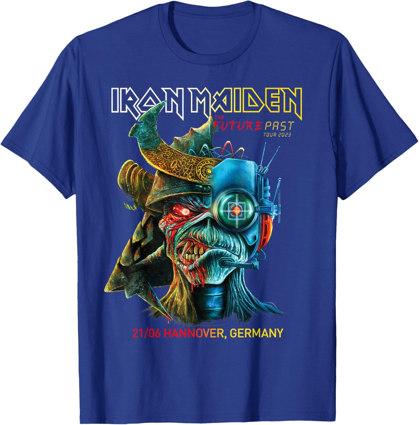 Iron Maiden Future Past Tour Hannover T-Shirt - T-Shirt | Royal