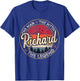 Richard The Man The Myth The Legend Personalized Name T-Shirt - T-Shirt | Royal
