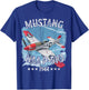 P-51D Mustang Vintage North American P-51D Fighter Warbirds T-Shirt - T-Shirt | Royal