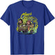 Cheech & Chong Retro Cartoon Riding Truck With Green Smoke T-Shirt - T-Shirt | Royal