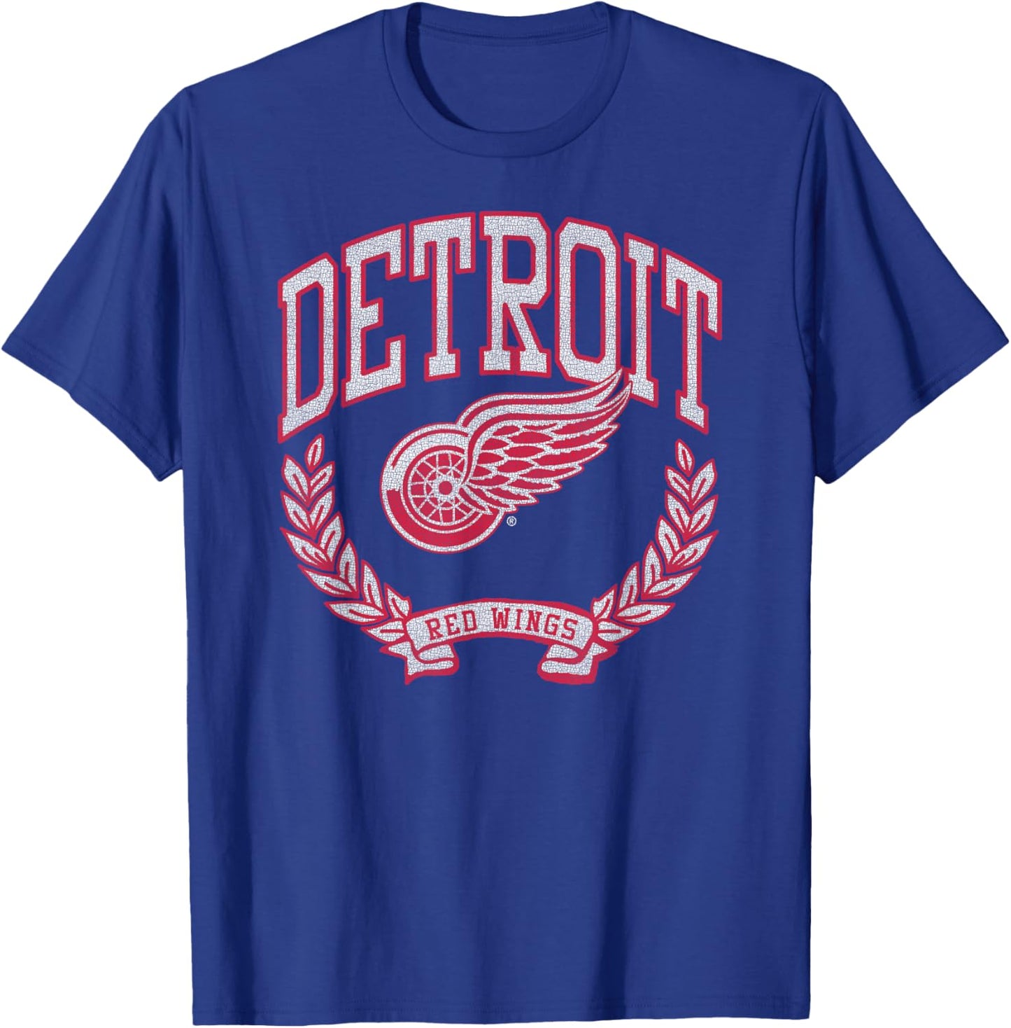 Detroit Red Wings Vintage Victory Officially Licensed T-Shirt - T-Shirt | Royal