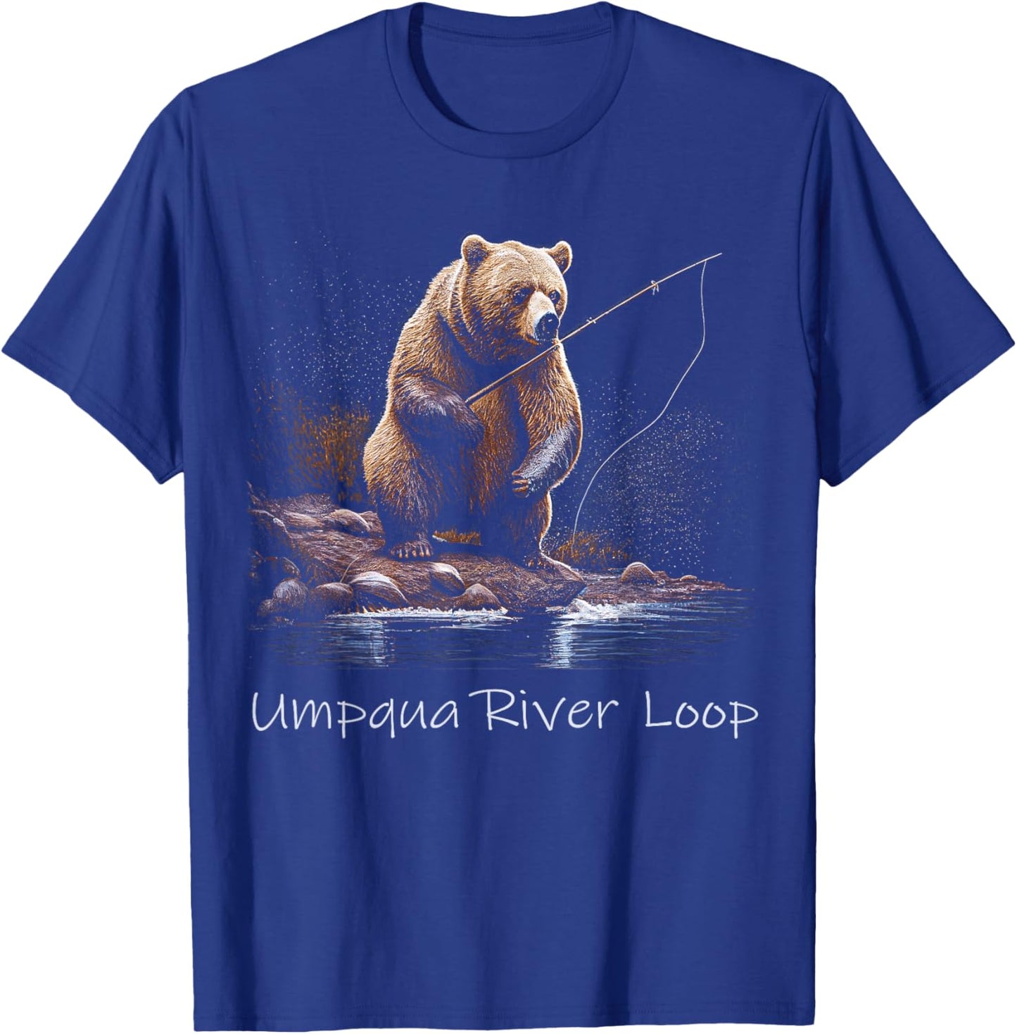 Umpqua River Loop T-Shirt - T-Shirt | Royal