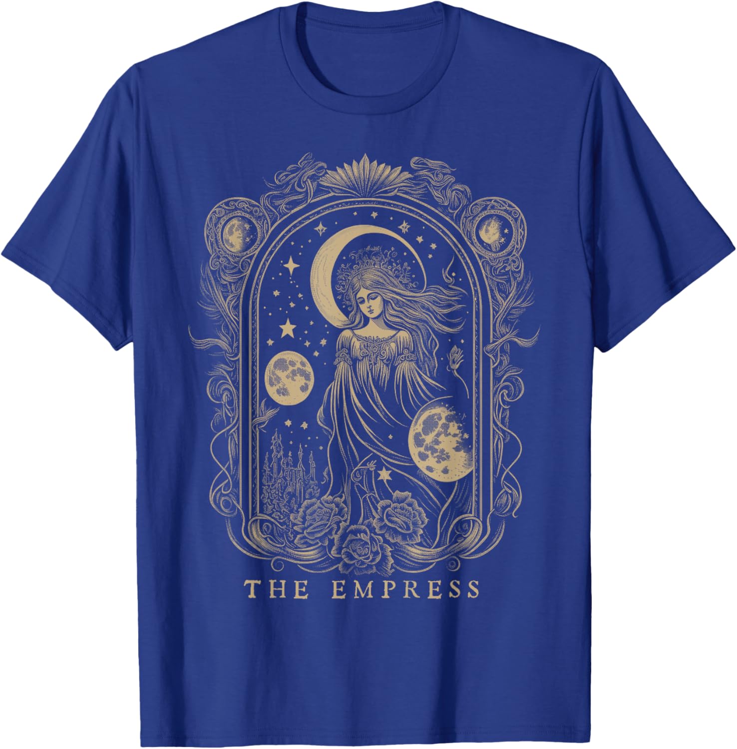 The Empress Tarot Card Goth Emo Occult Graphic Women Girls T-Shirt - T-Shirt | Royal