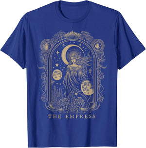 The Empress Tarot Card Goth Emo Occult Graphic Women Girls T-Shirt - T-Shirt | Royal