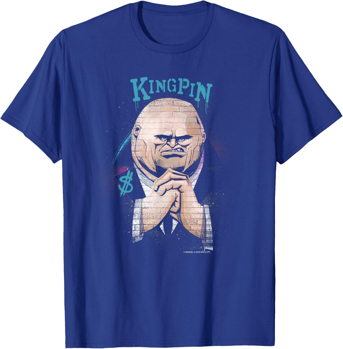 Marvel Spider-Man: Into the Spider-Verse Kingpin Graffiti T-Shirt - T-Shirt | Royal