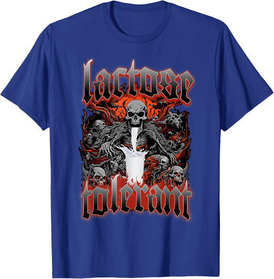 Lactose Tolerant Death Metal Pro Dairy Lactose Tolerant T-Shirt - T-Shirt | Royal