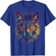 Wolf Art - Animal Lovers Animal W T-Shirt - T-Shirt | Royal