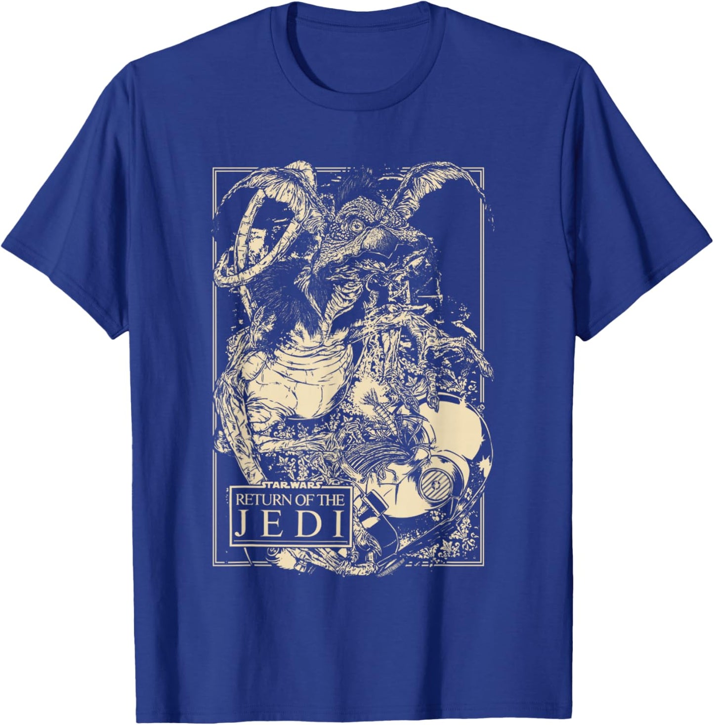 Star Wars Return Of The Jedi Salacious B. Crumb & C-3PO T-Shirt - T-Shirt | Royal