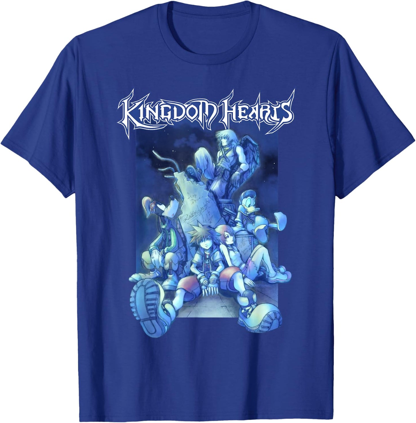 Kingdom Hearts - Blue Crew T-Shirt - T-Shirt | Royal