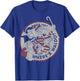 Where's Waldo Vintage 1987 Main Cast Circle Logo T-Shirt - T-Shirt | Royal