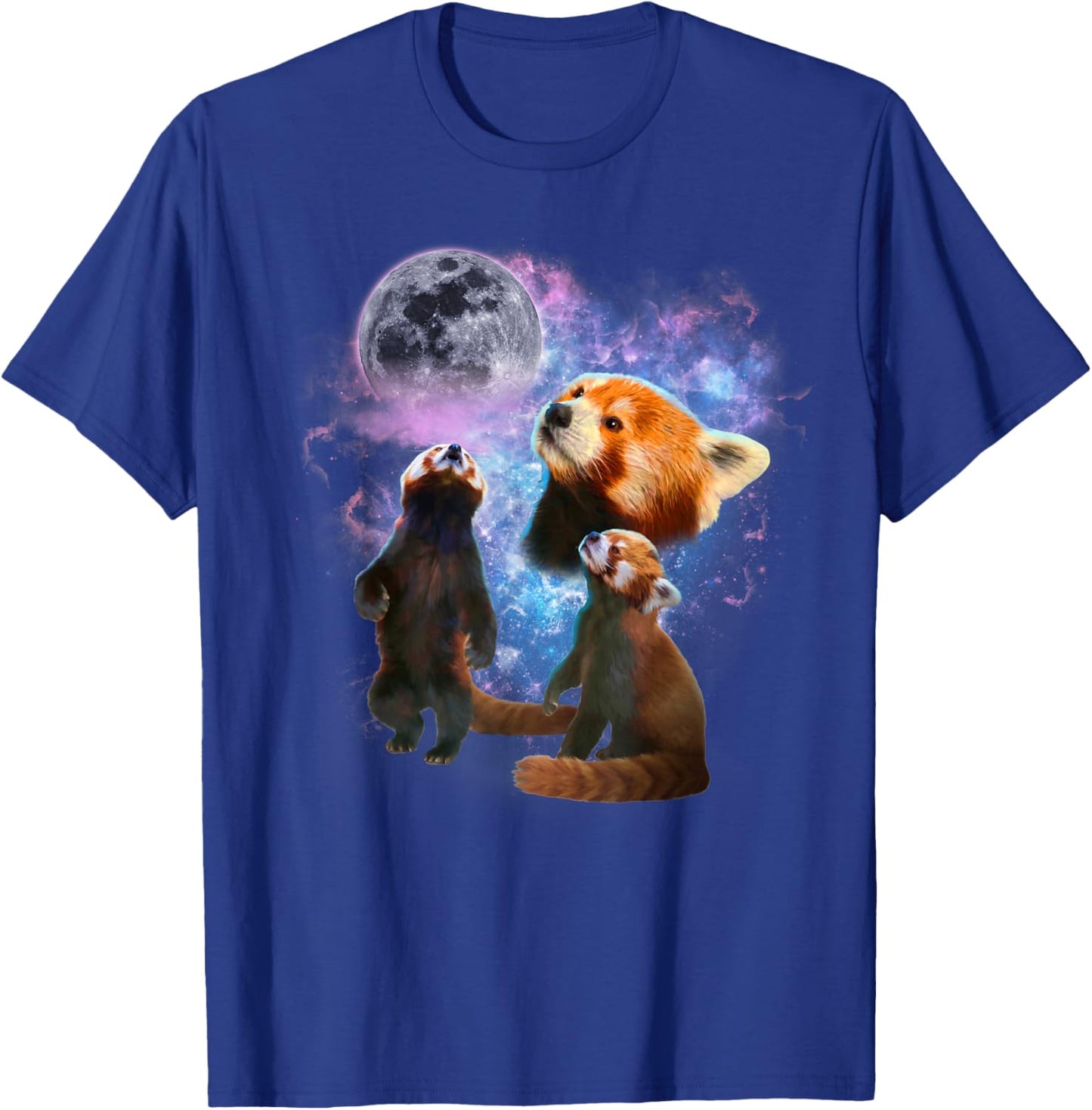 Howling at the Moon Red Panda Shirt - Red Panda T-Shirt - T-Shirt | Royal