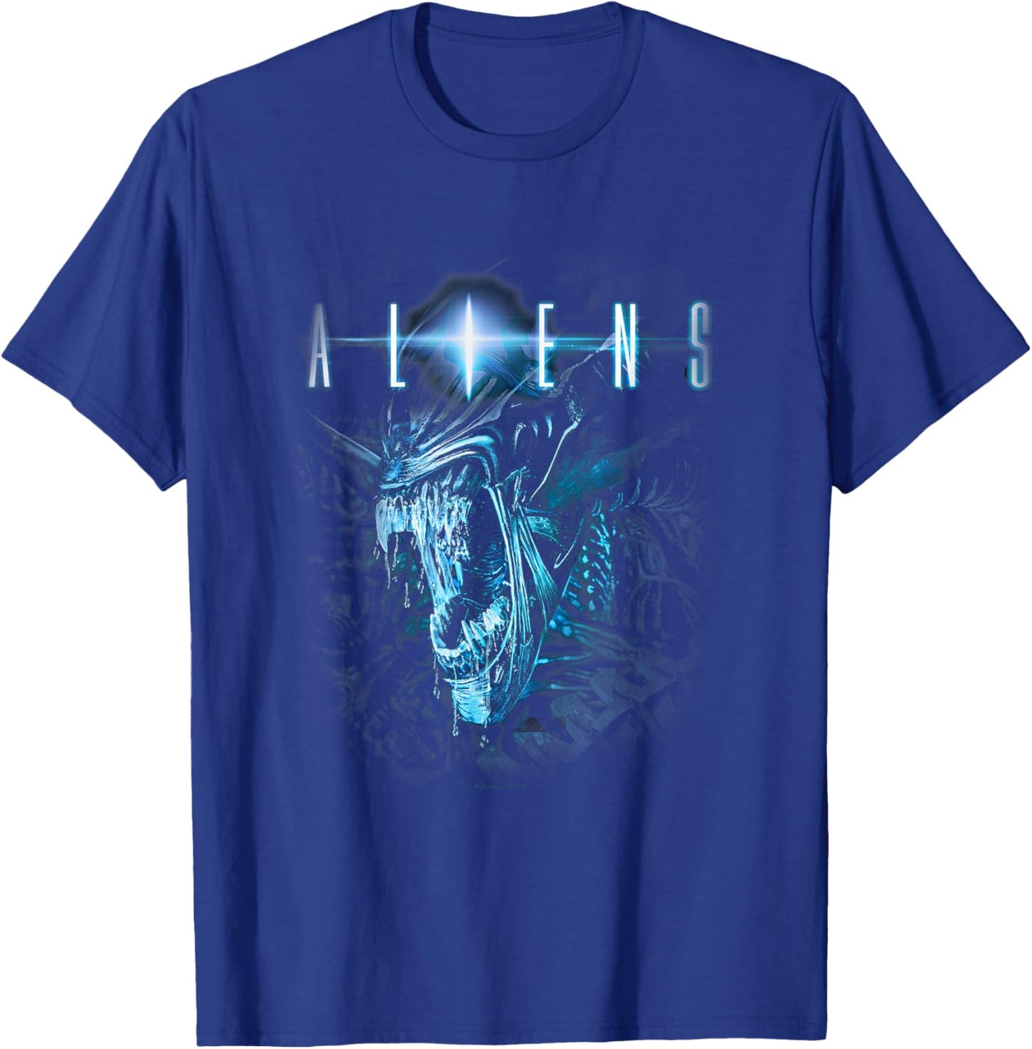 Aliens Iconic Epic Queen Xenomorph Angry Big Chest Portrait T-Shirt - T-Shirt | Royal