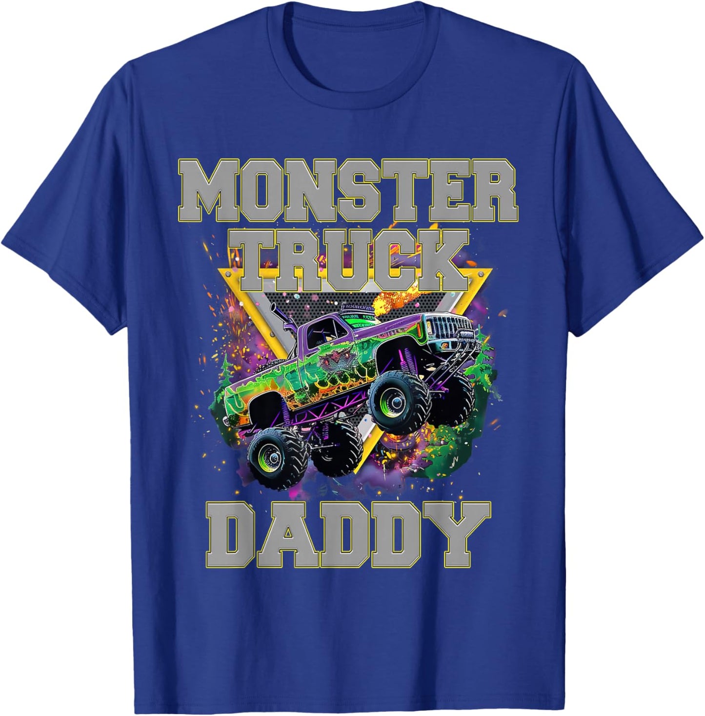Monster Truck Mom Monster Truck Are My Jam Truck Lovers T-Shirt - T-Shirt | Royal