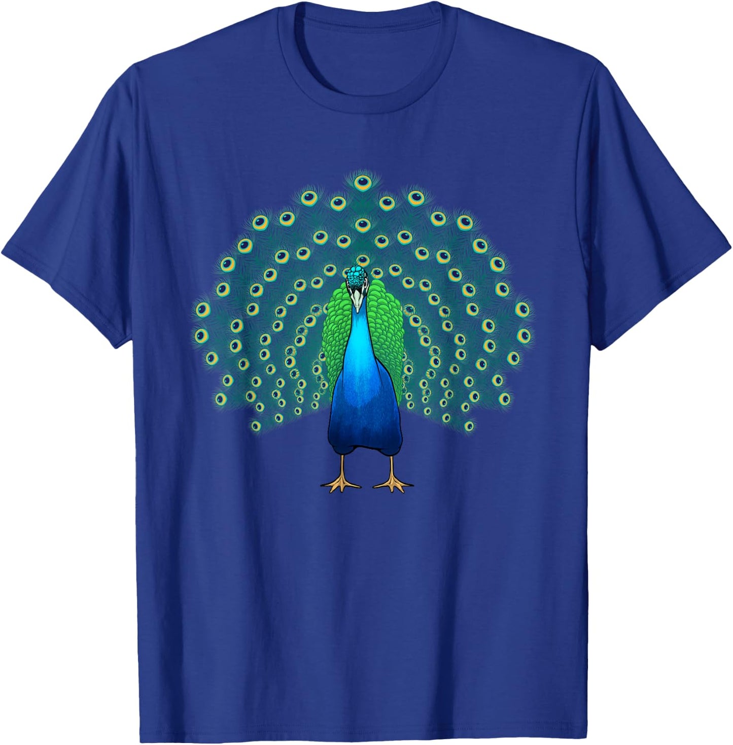 Funny Peacock Design Men Girls Boys Peacock Lovers T-Shirt - T-Shirt | Royal