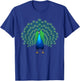 Funny Peacock Design Men Girls Boys Peacock Lovers T-Shirt - T-Shirt | Royal