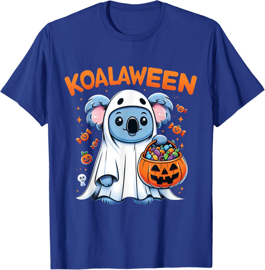 Funny Ghost Koala Halloween Koalaween Candy T-Shirt - T-Shirt | Royal