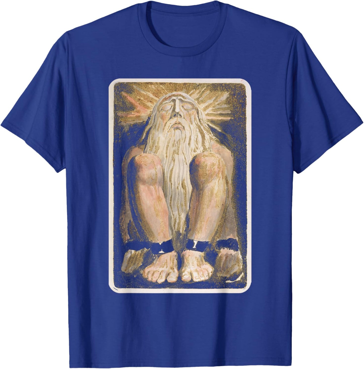 William Blake - Man with beard Art Symbolism Mysticism Magic T-Shirt - T-Shirt | Royal