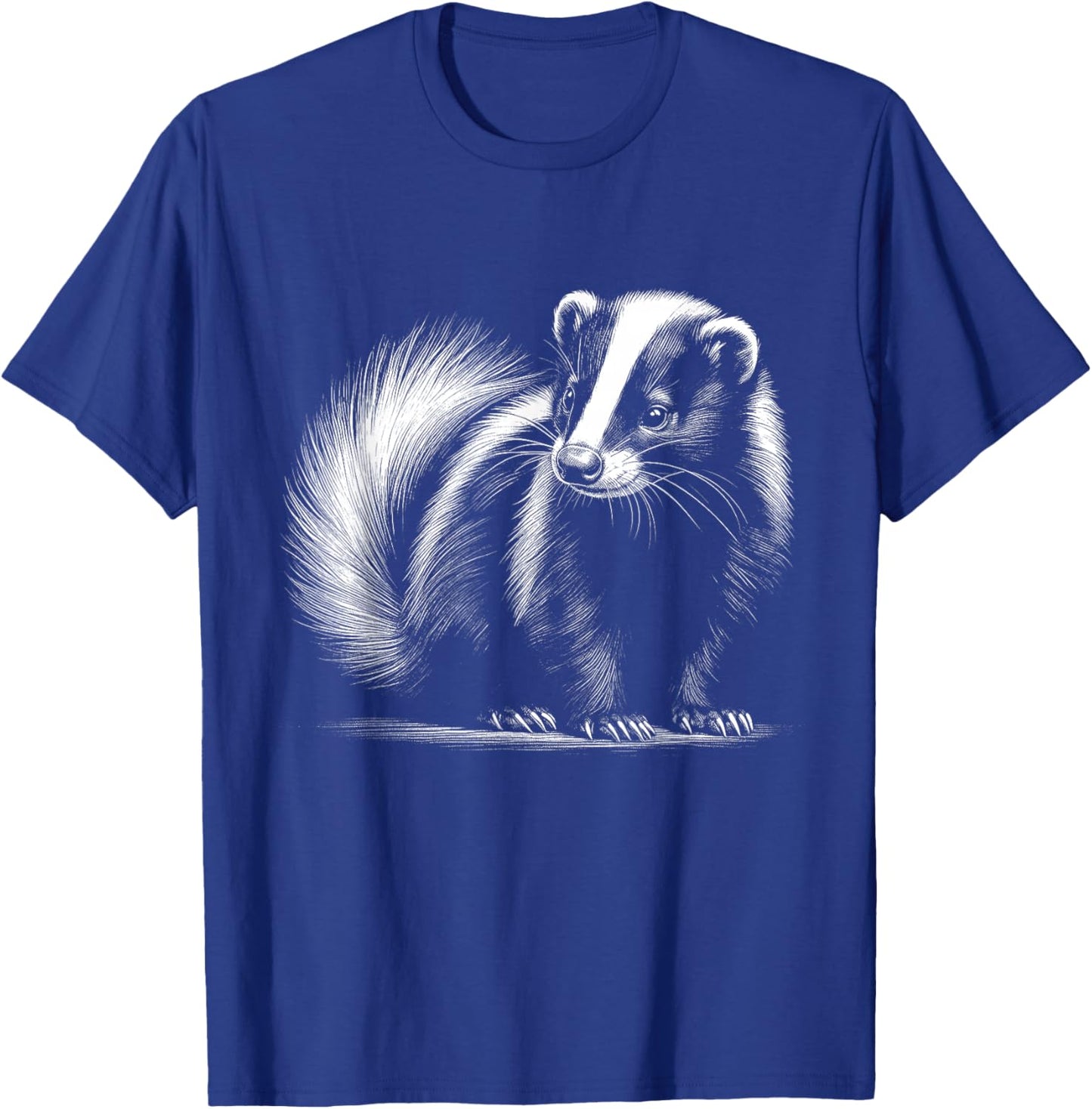 Skunk Lover Art Design T-Shirt - T-Shirt | Royal