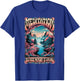 Meditation Because Murder Is Wrong Funny Retro Design T-Shirt - T-Shirt | Royal