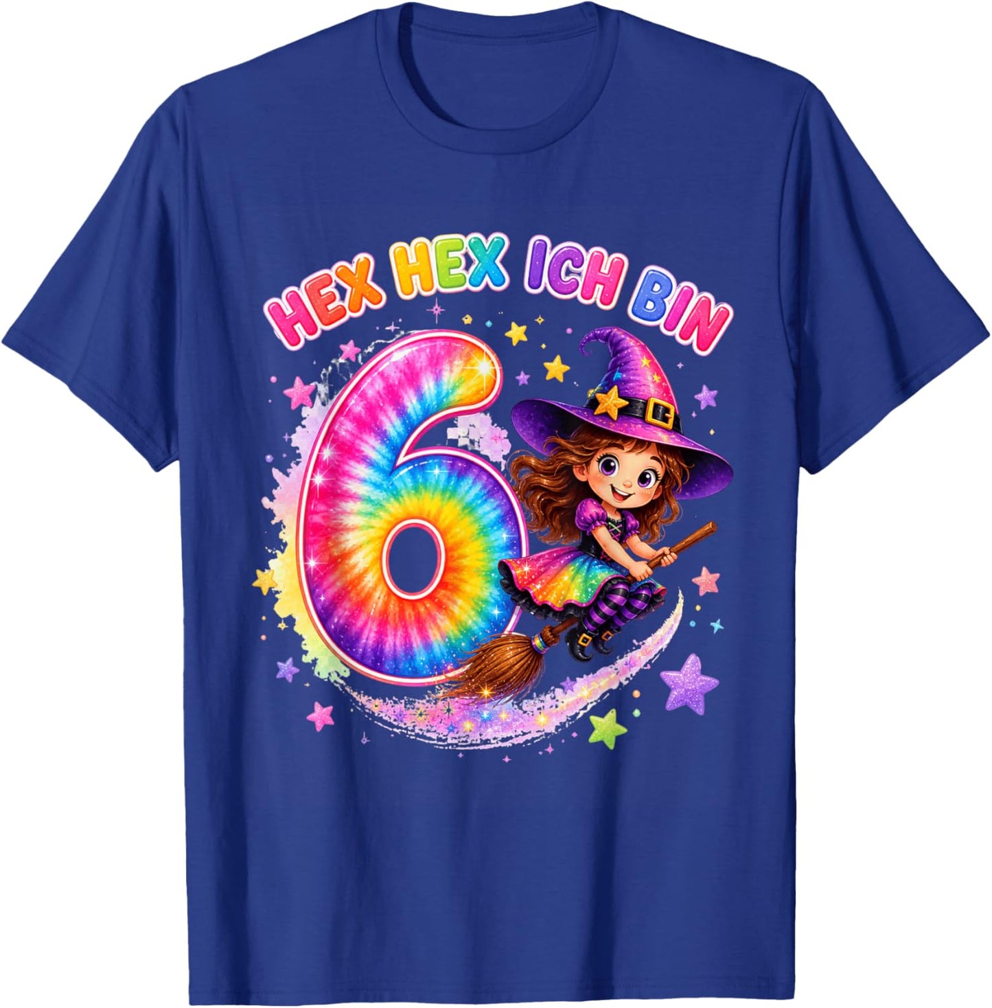 Hex Ich Bin 6 Hexen Geburtstag Geschenke für Mädchen T-Shirt - T-Shirt | Royal