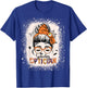 Spooky Optician Eye Doctor Halloween Messy Bun Optometrist T-Shirt - T-Shirt | Royal