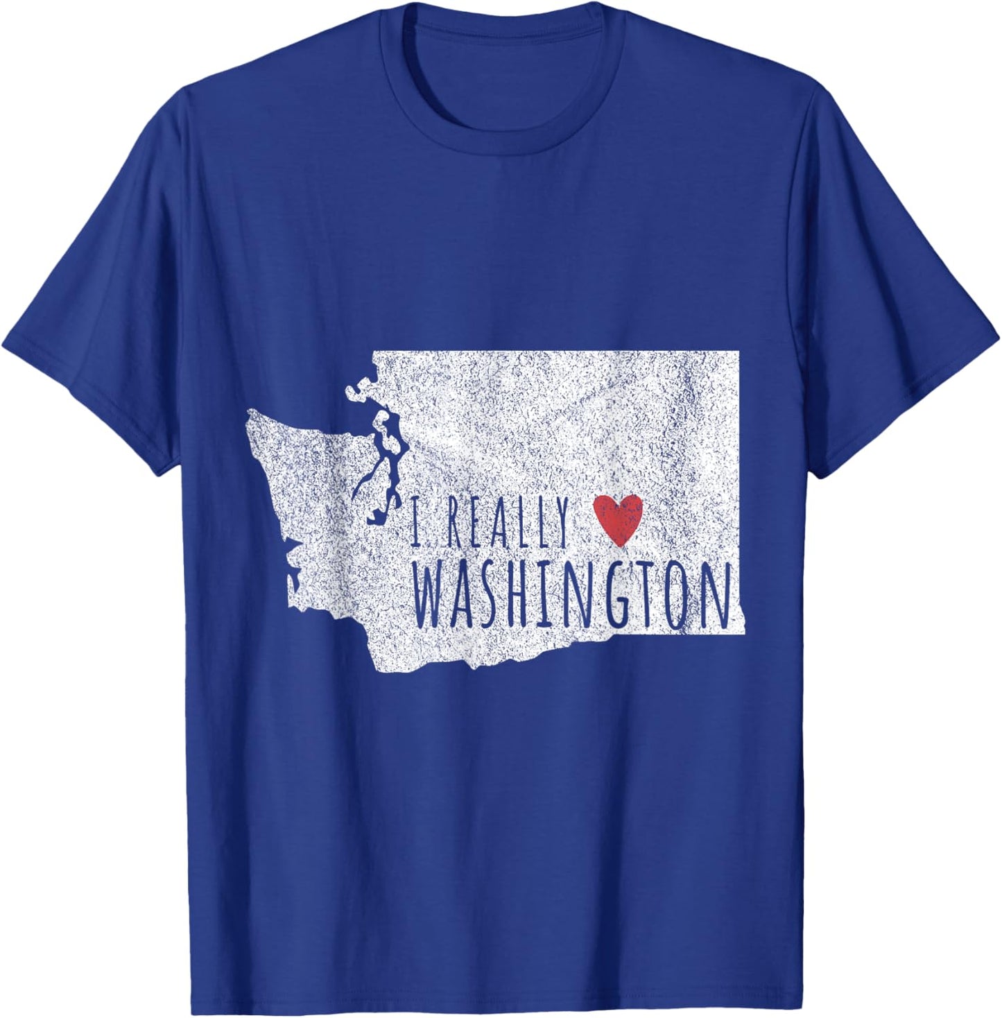 I Really Love Washington Funny Washington Roots T-Shirt - T-Shirt | Royal