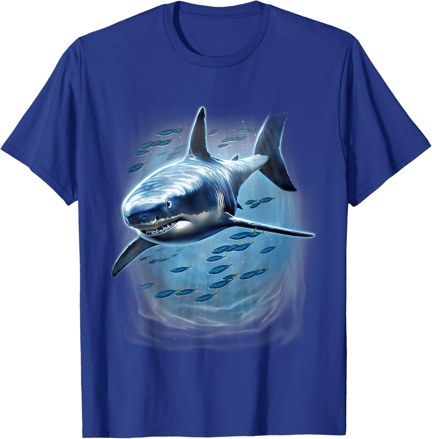 Kids Great White Shark youth | Shark for boys T-Shirt - T-Shirt | Royal