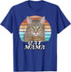 Cat Mama Mom Mothers Day Tabby Retro T-Shirt - T-Shirt | Royal