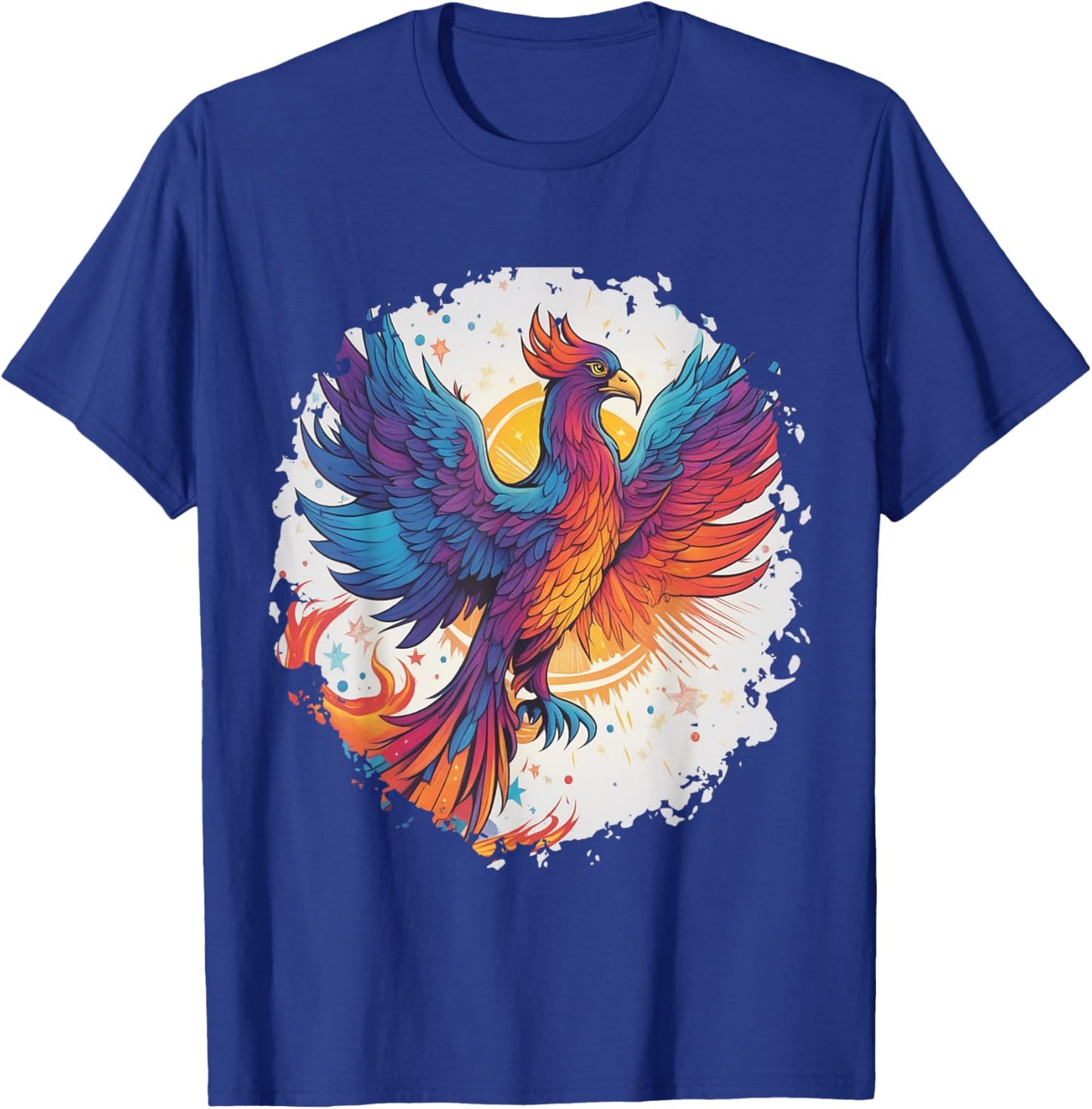 Rising Phoenix Costume Firebird Galaxy Bird Outfit Space T-Shirt - T-Shirt | Royal