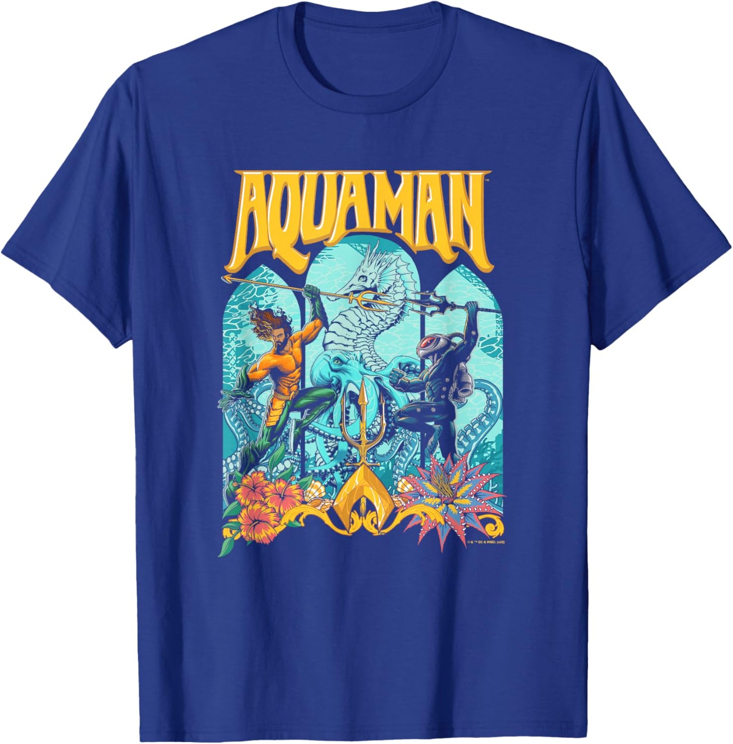 Aquaman And The Lost Kingdom Black Manta Epic Battle T-Shirt - T-Shirt | Royal