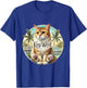 Key West Hemingway Cat 6 Toes Polydactyl T-Shirt - T-Shirt | Royal