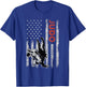 Judo Lovers Vintage American Flag 4th Of July Gift T-Shirt - T-Shirt | Royal