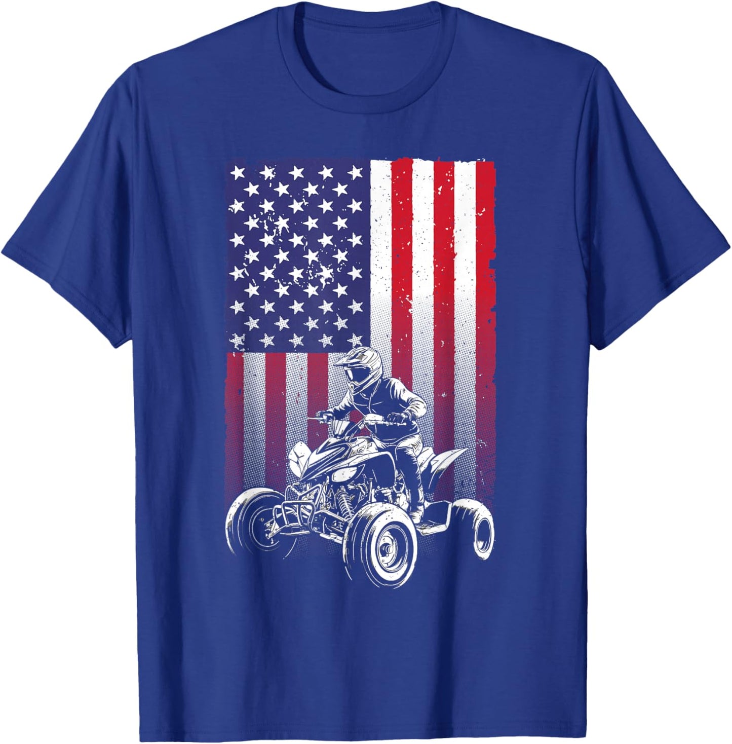 Cool ATV Design Women Off Road Mud Dirt 4 Wheeler T-Shirt - T-Shirt | Royal