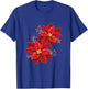 Red Poinsettia - Merry Christmas Flower - Happy Xmas Gift T-Shirt - T-Shirt | Royal