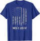 Distressed Welder American Flag Shirt USA Patriotic Welder T-Shirt - T-Shirt | Royal