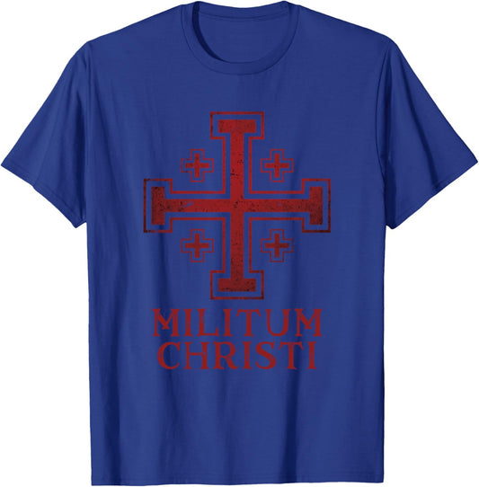 Catholic Knight Templar Crusader Cross T-Shirt - T-Shirt | Royal